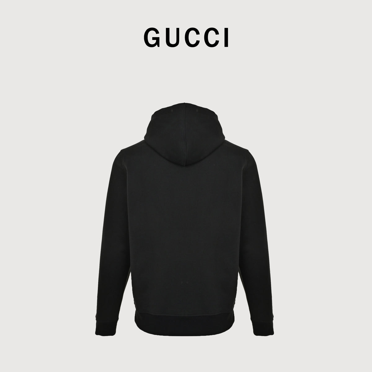 Gucci FW26 3D Double-G Embroidery Pullover Hoodie – Black – Unisex753595-XJFV9-1043