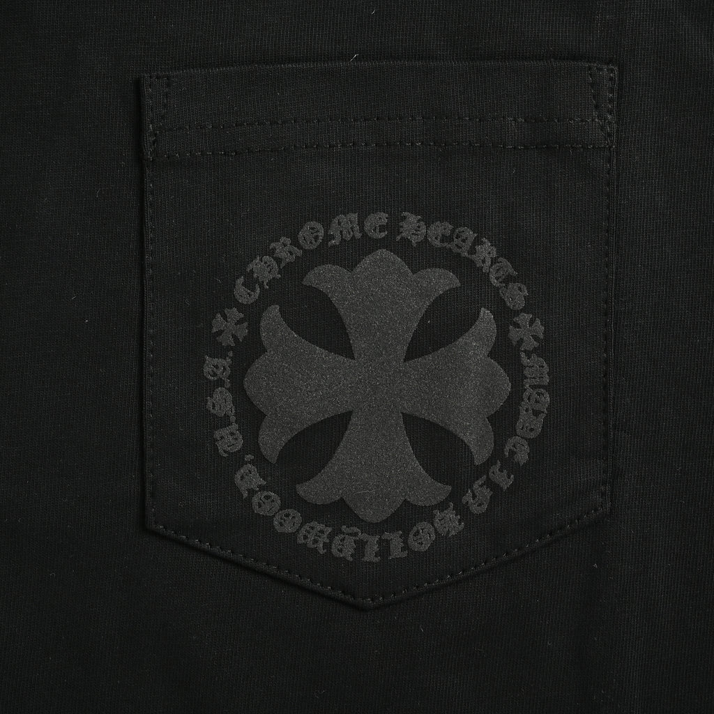 Chrome Hearts CH Circular Cross Medallion Print Long-Sleeve – Black – Unisex SY3600905-MEDALLION-BLK