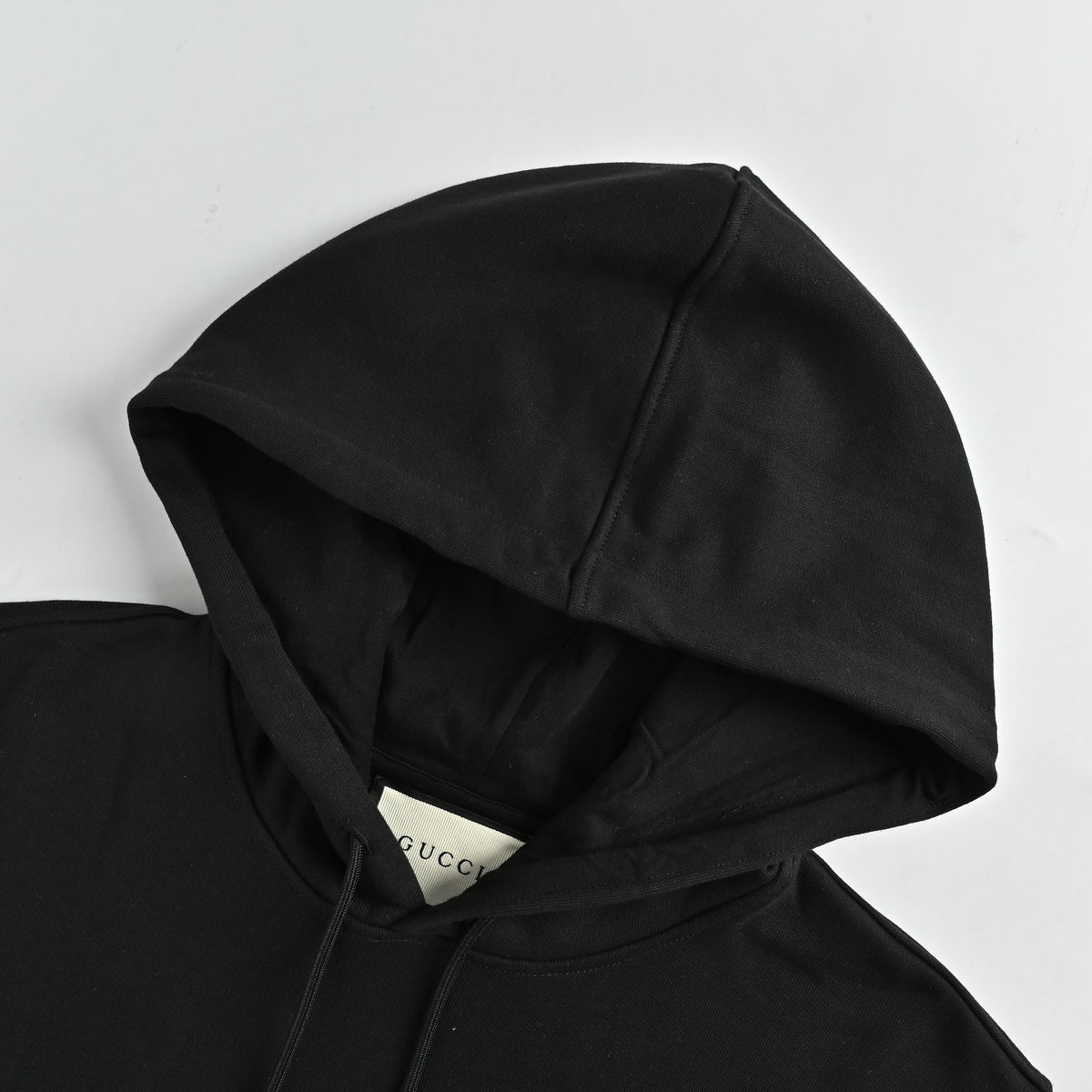 Gucci FW26 3D Double-G Embroidery Pullover Hoodie – Black – Unisex753595-XJFV9-1043