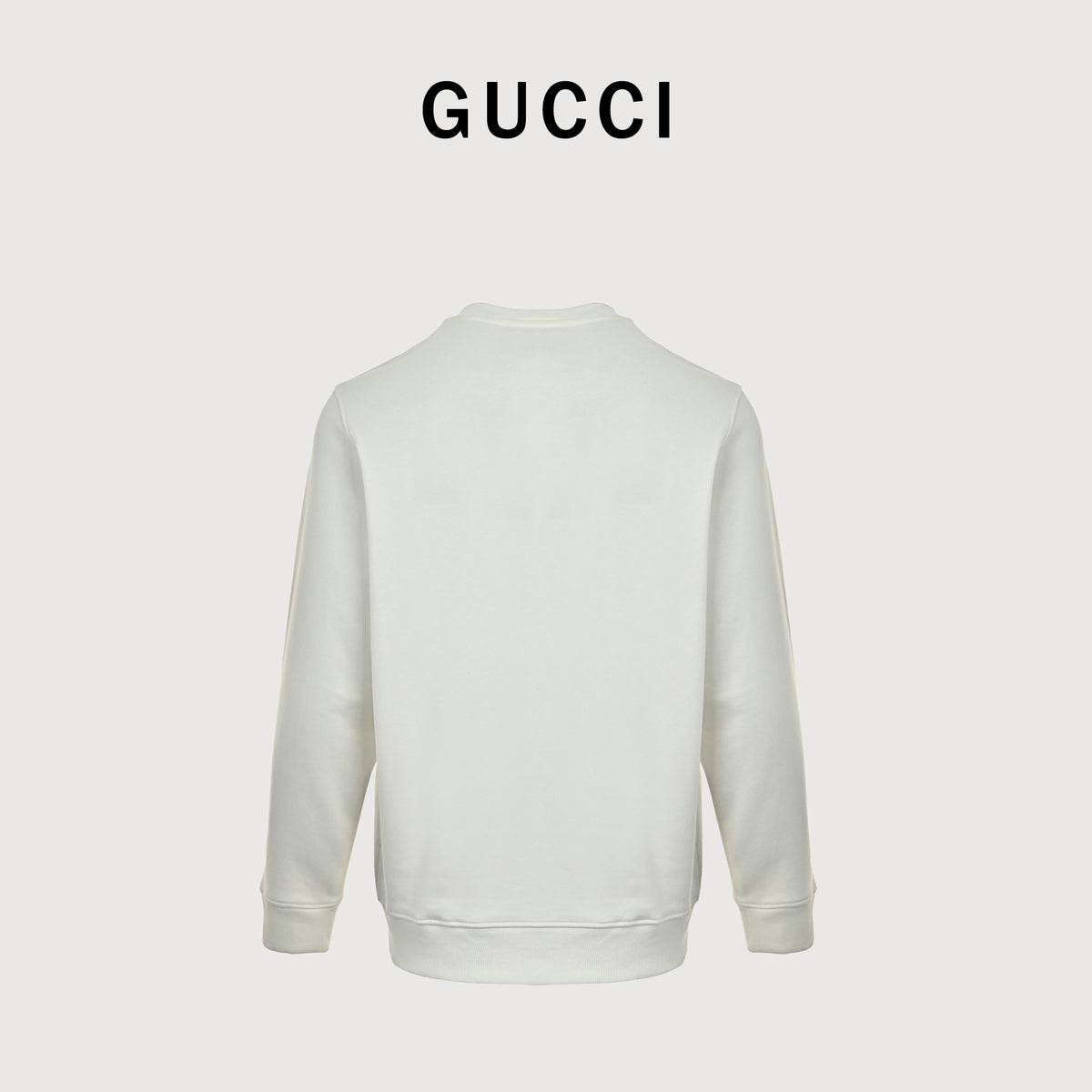 Gucci FW26 Retro Lettering Crewneck Sweatshirt – Off-White – Unisex804231-XJGV3-9214