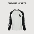 Chrome Hearts Sanskrit Horseshoe Hardware Letter Raglan Long-Sleeve T-Shirt – White∕Black HH3200905 – Unisex
