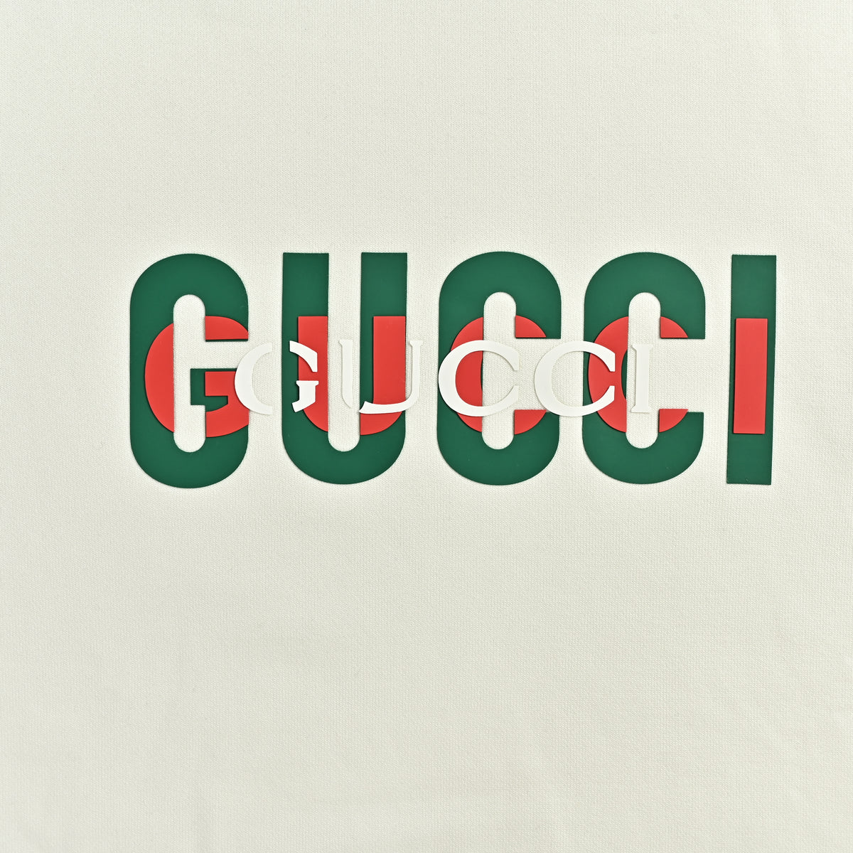 Gucci FW26 Retro Lettering Crewneck Sweatshirt – Off-White – Unisex804231-XJGV3-9214