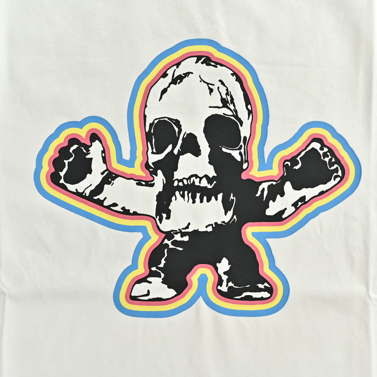 Chrome Hearts CH Skull Character Figure Print Long-Sleeve – White – Unisex  CW-326-150