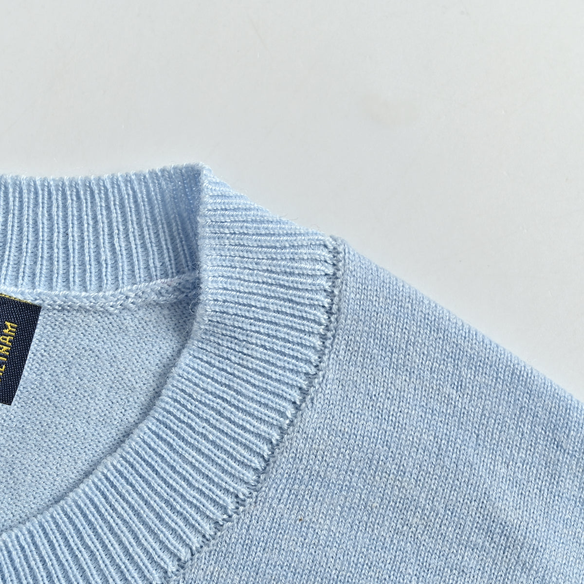 Ralph Lauren Polo Pony Embroidered Wool-Cotton Blend Crewneck Cardigan – Light Blue – Women’s211891672-004