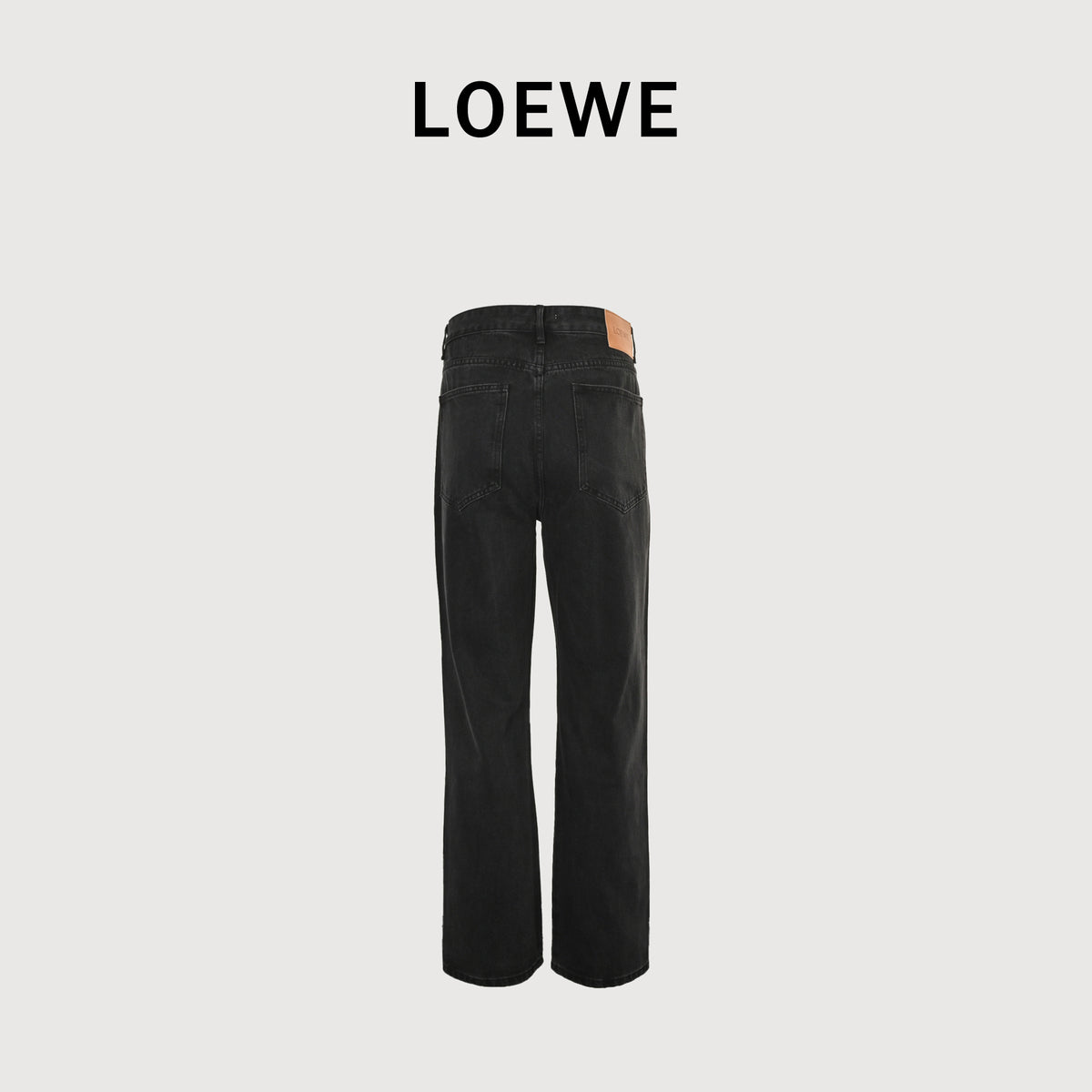Loewe Anagram Japanese Selvedge Denim Jeans – Black – Unisex  R5200823-BLK