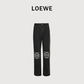 Loewe Anagram Japanese Selvedge Denim Jeans – Black – Unisex  R5200823-BLK
