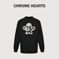 Chrome Hearts CH Skull Character Figure Print Long-Sleeve – Black – Unisex CH-008114