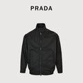 Prada Back Triangle-Logo High-Collar Jacket – Black – Men’sYS8400911