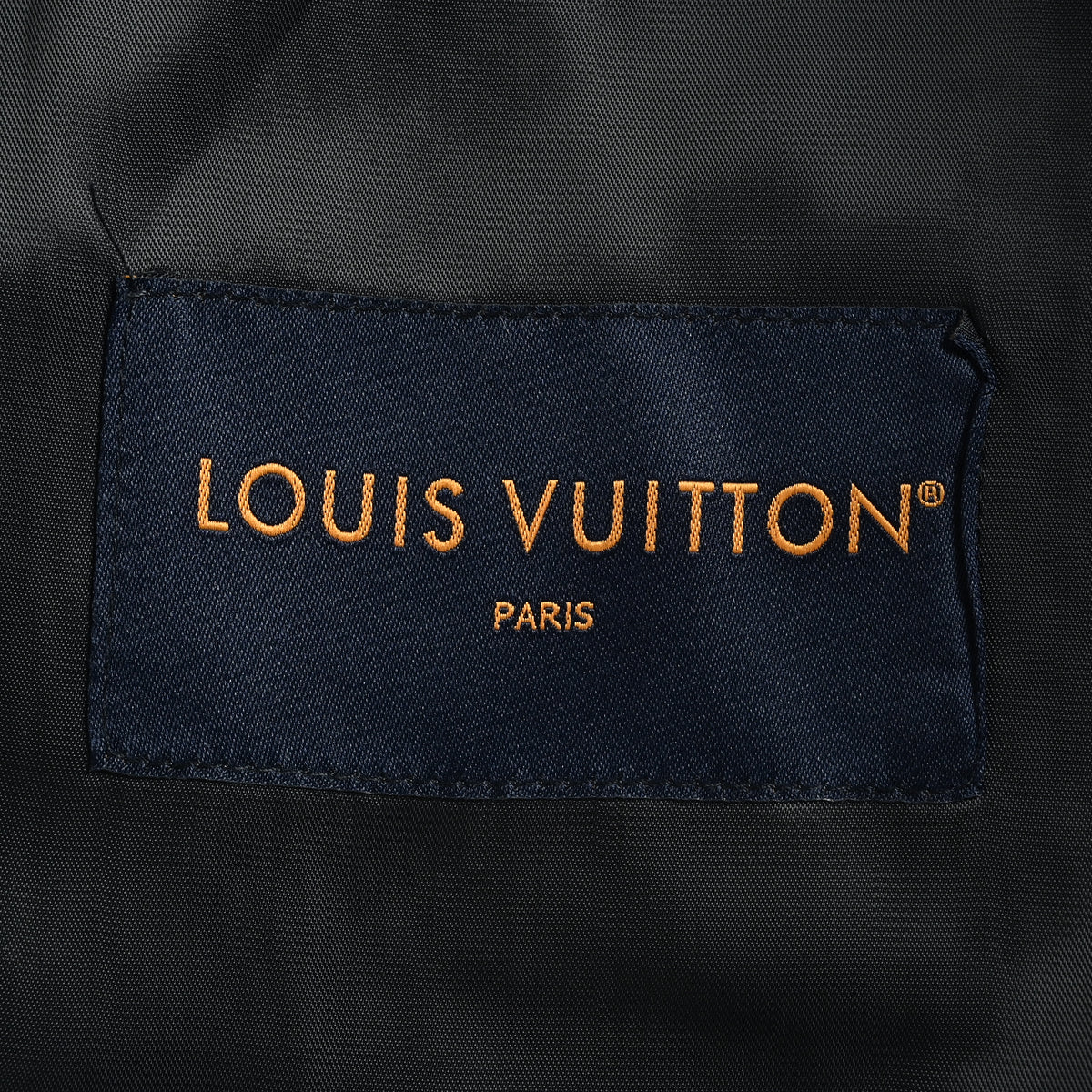 Louis Vuitton FW26 Damier Leather-Pocket Linen-Blend Slub-Weave Zip Jacket – Black 1AK6G3