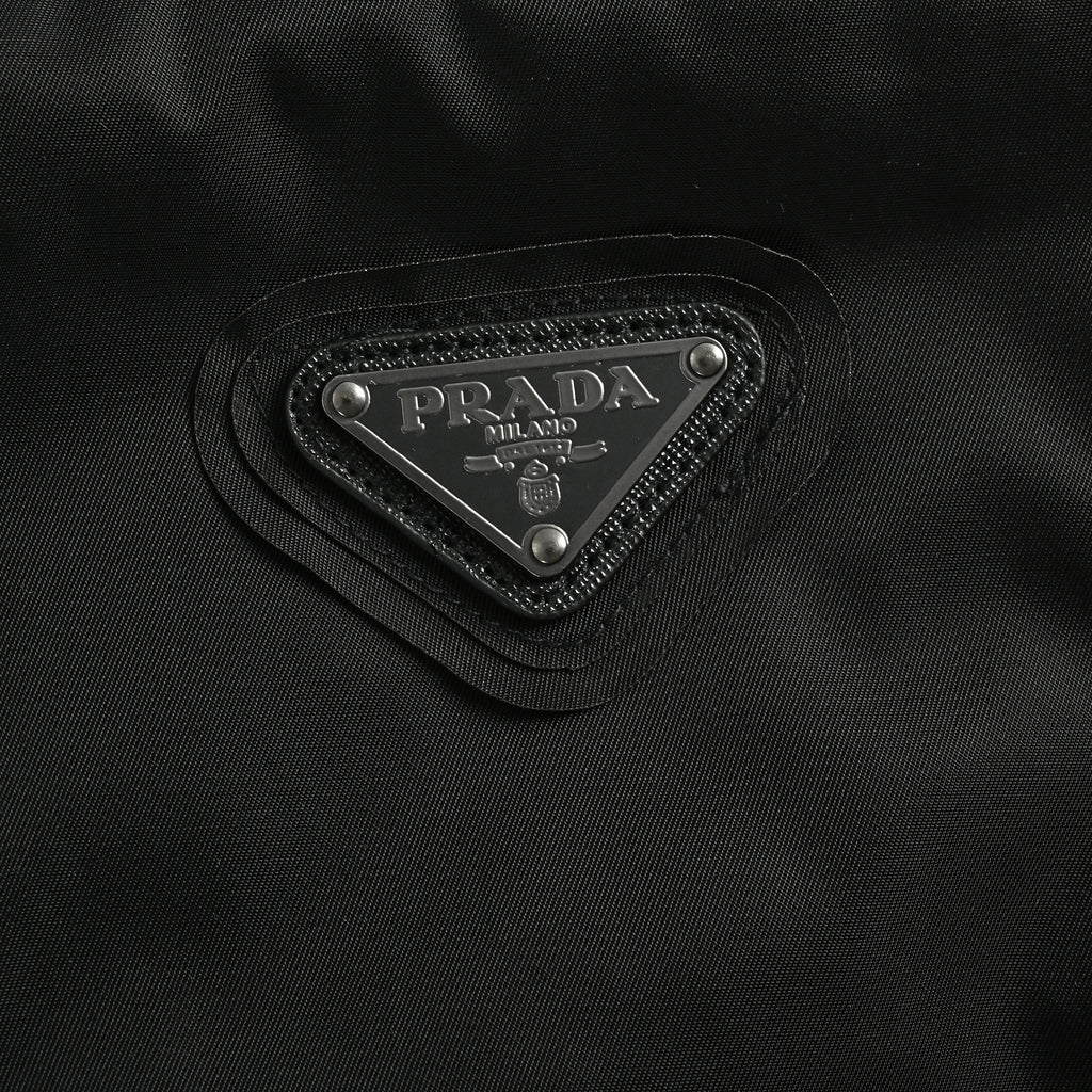 Prada Back Triangle-Logo High-Collar Jacket – Black – Men’sYS8400911