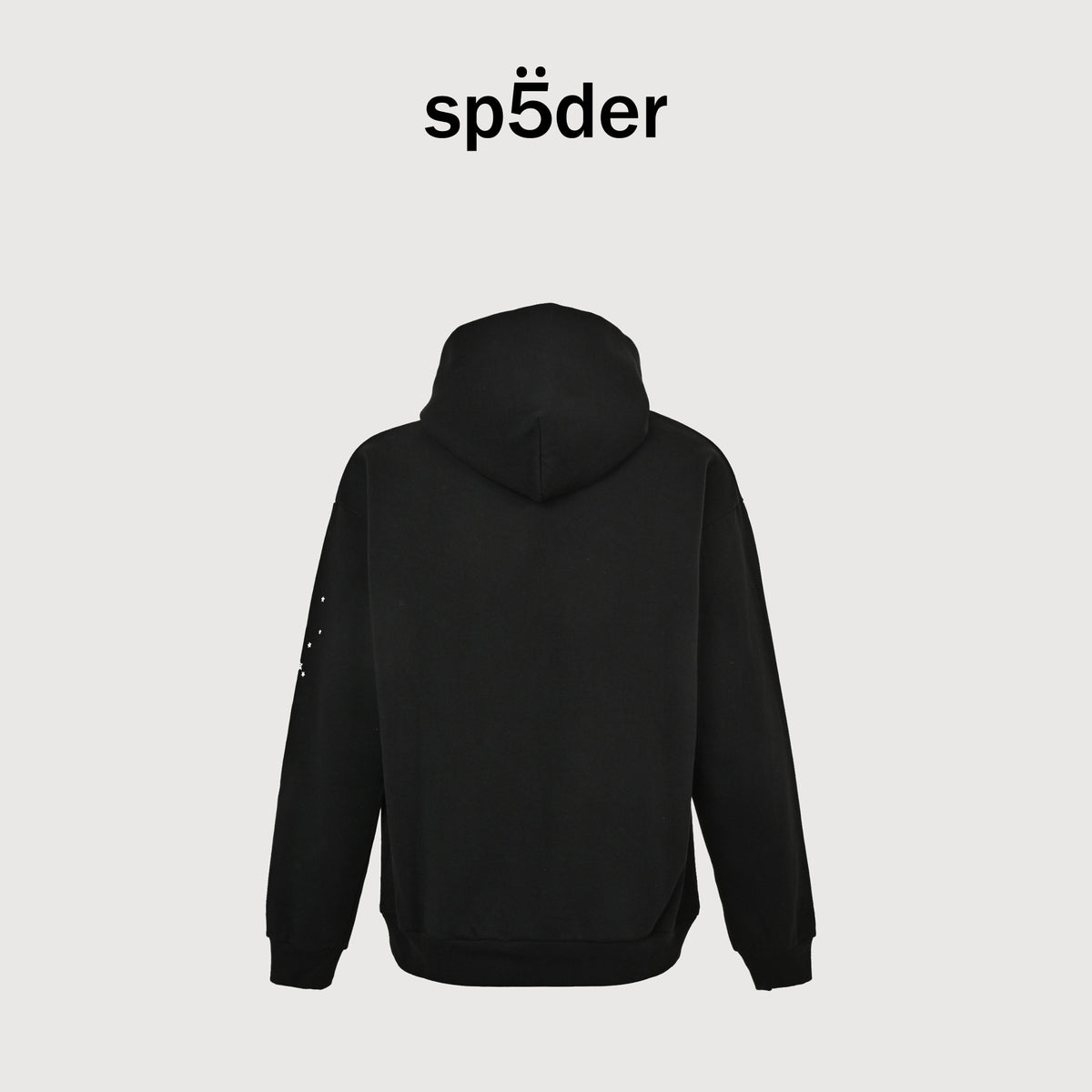 SP5DER Spider-Web ‘I ♥ Sp5der’ Puff Print Hoodie – Black – Unisex SP5LOVEBLKHD