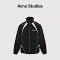 Acne Studios SS26 Technical Logo Jacket – Black/White Contrast Piping – Men’sB90870-900