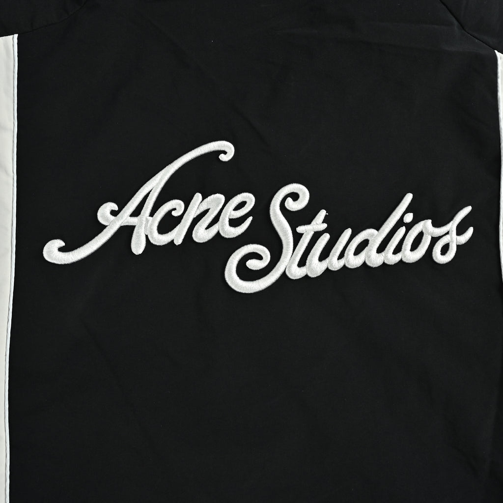 Acne Studios SS26 Technical Logo Jacket – Black/White Contrast Piping – Men’sB90870-900