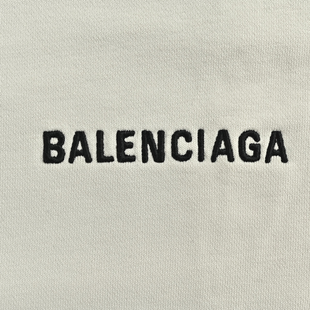 Balenciaga SS26 BLCG Front-Back Embroidered Stand-Collar Zip Jacket – Stone – Men’s 844162TSVP19012