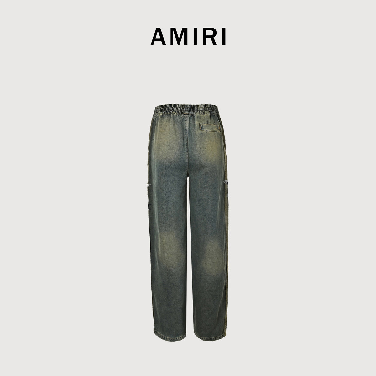 AMIRI Five-Star Embroidered Washed Wide-Leg Denim Jeans – Unisex NP5600617