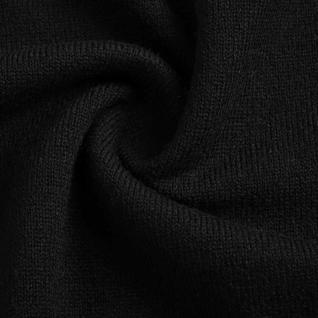Burberry BBR Striped-Cuff Crewneck Sweater – Black – Unisex80332011