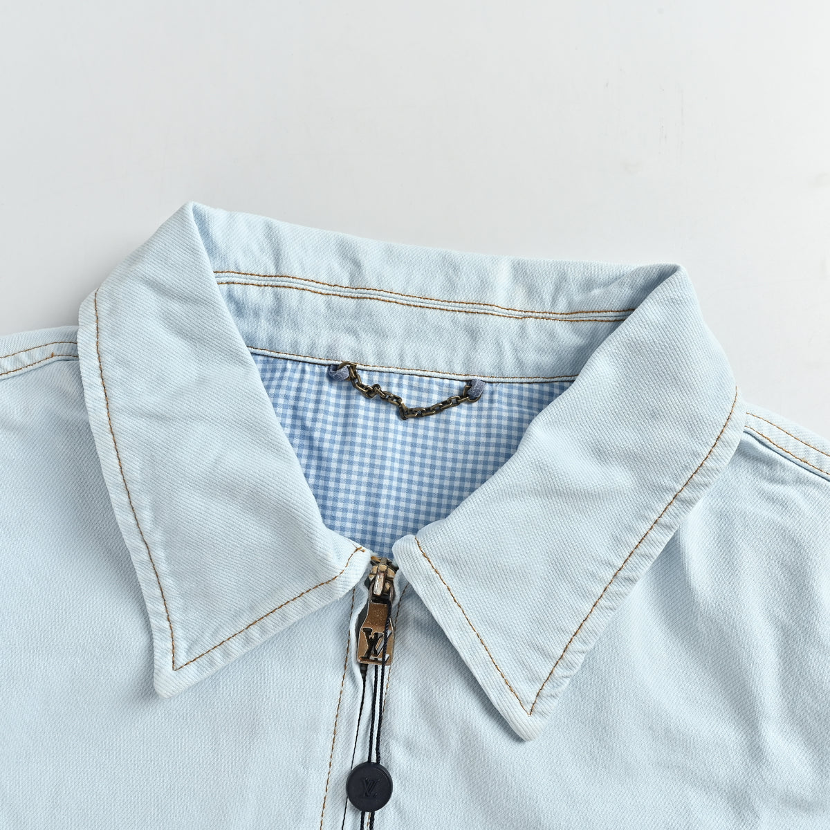 Louis Vuitton LV 26SS Blooming Floral Embroidery Denim Jacket – Sky Blue – Unisex HH7600905