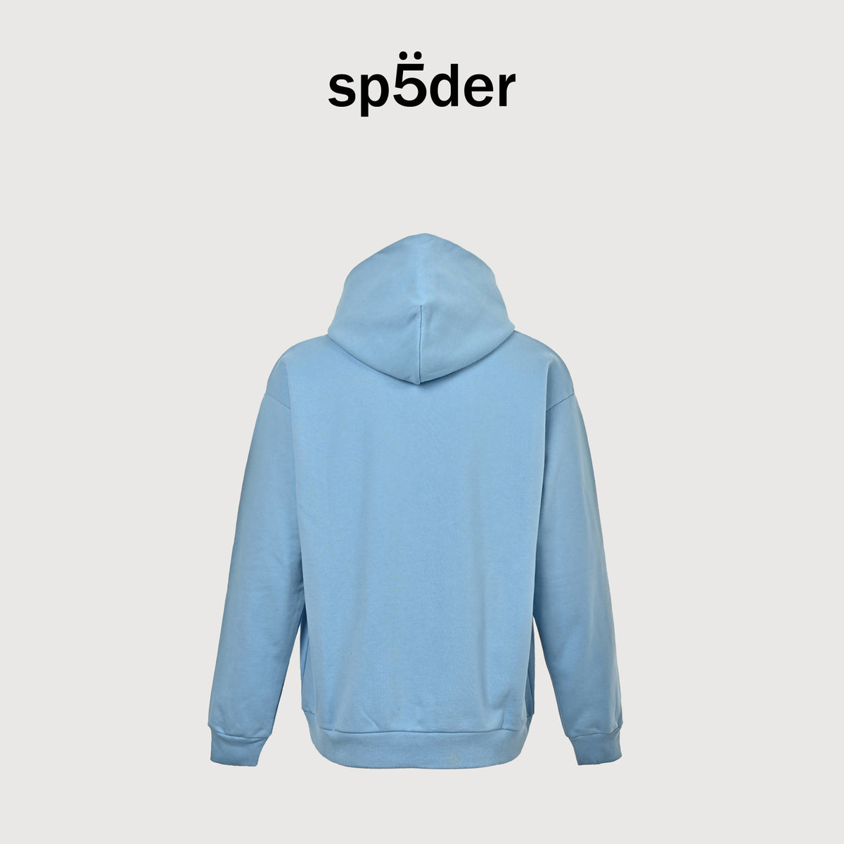 SP5DER Spider-Web Puff Print Hoodie – Sky Blue – Unisex SP5-XHDS-0058