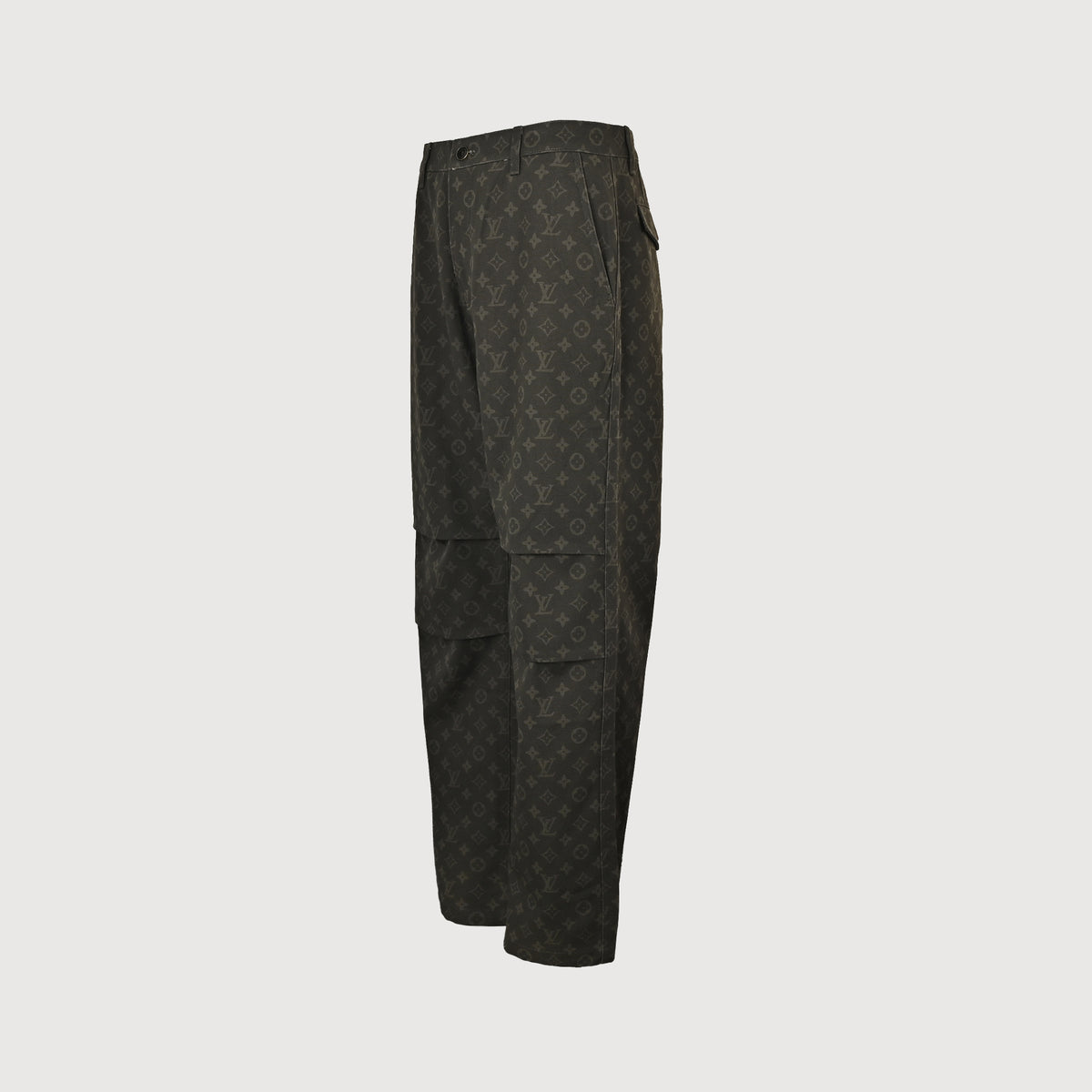 Louis Vuitton LV Monogram Full-Coverage Wax-Finish Denim Trousers – Black – Unisex NP6200911