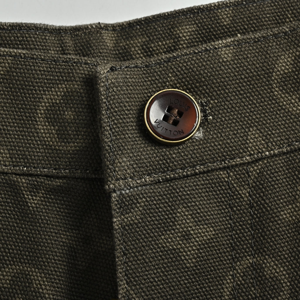 Louis Vuitton LV Monogram Full-Coverage Wax-Finish Denim Trousers – Black – Unisex NP6200911