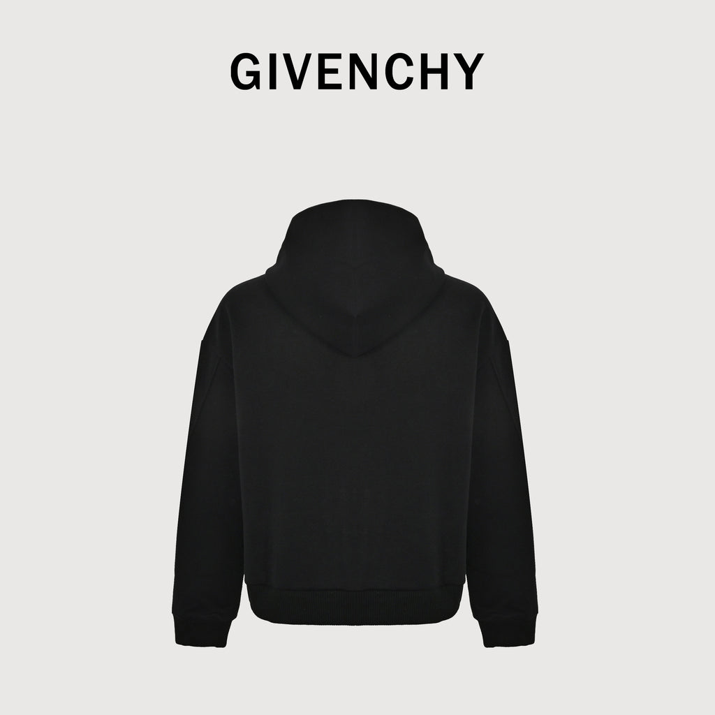 Givenchy FW25 Couture-Stitch Zip Hoodie – Black – Men’s BMJ0P53YSY-930