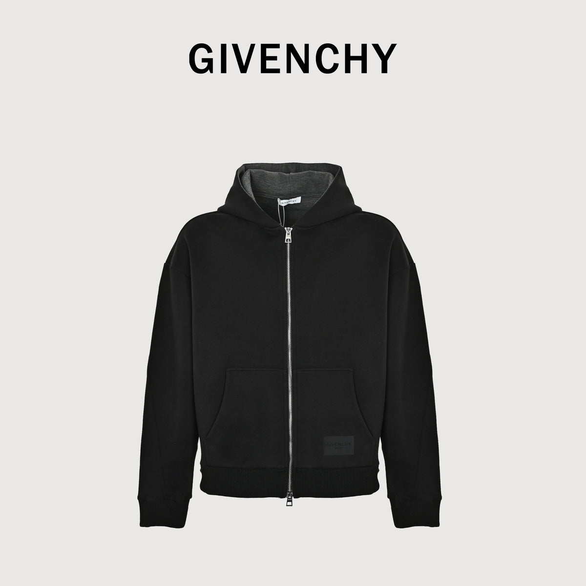 Givenchy FW25 Couture-Stitch Zip Hoodie – Black – Men’s BMJ0P53YSY-930