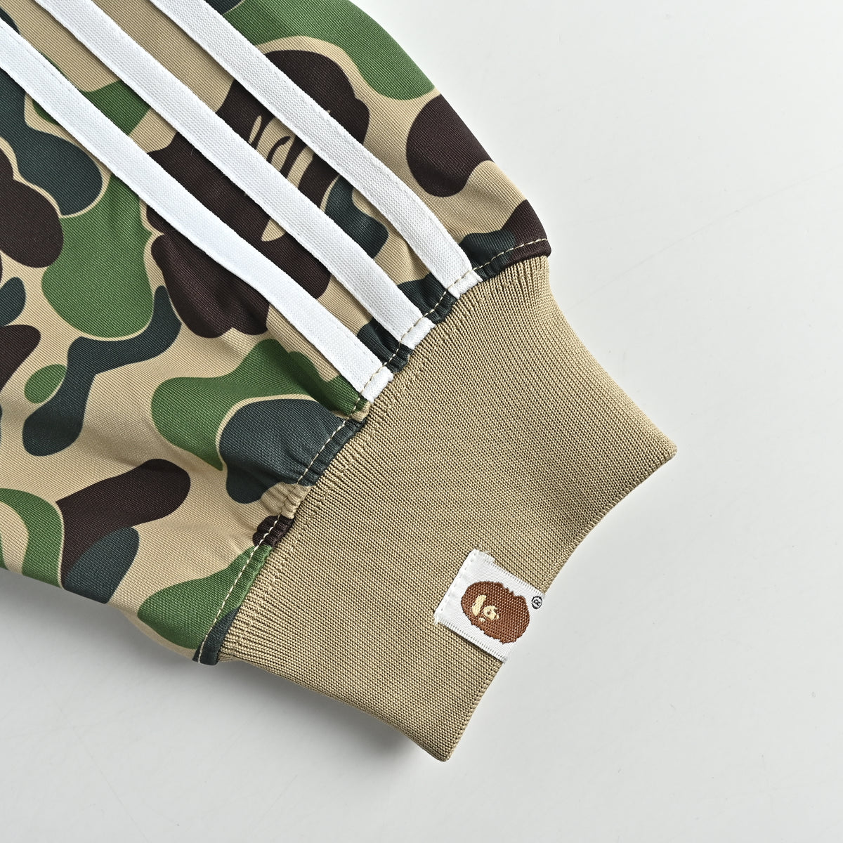 Adidas Originals × BAPE Shark Track Hoodie Jacket – ABC Camo Green KF4916