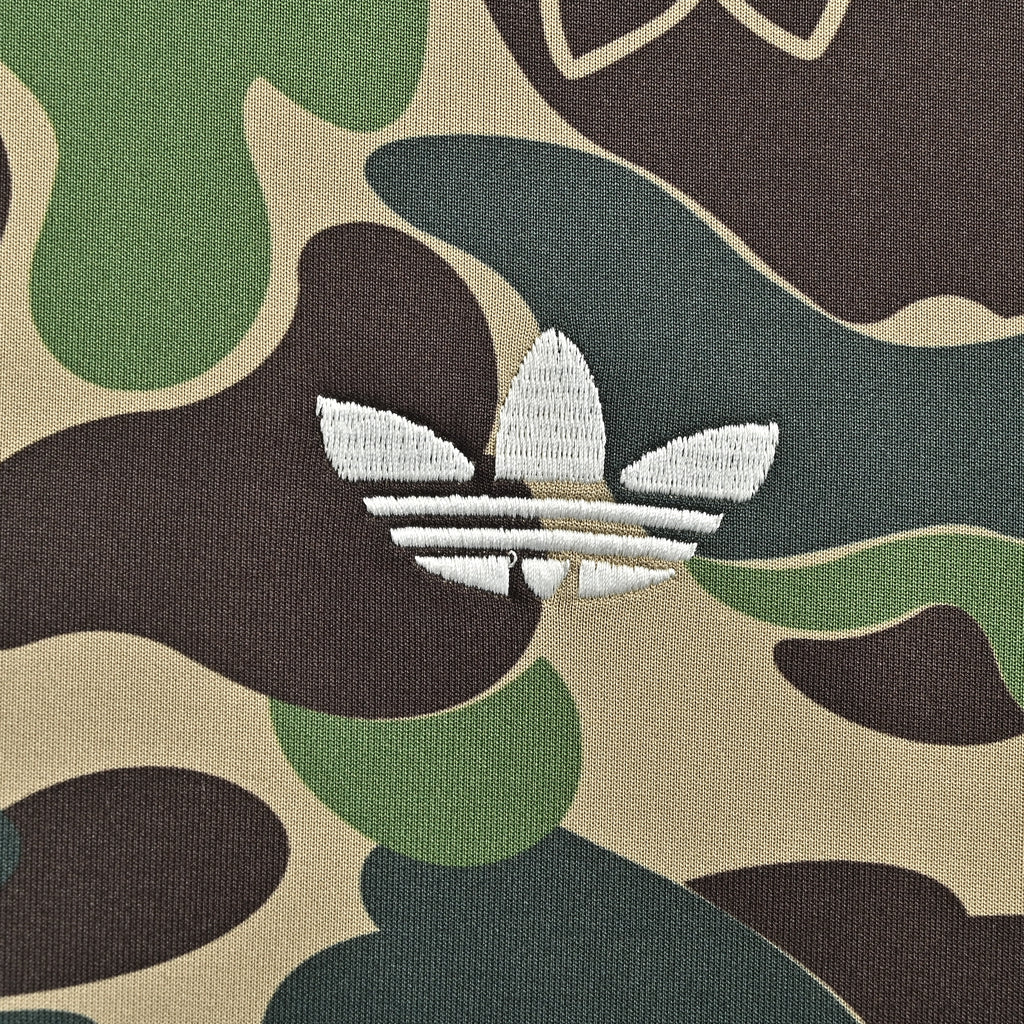 Adidas Originals × BAPE Shark Track Hoodie Jacket – ABC Camo Green KF4916