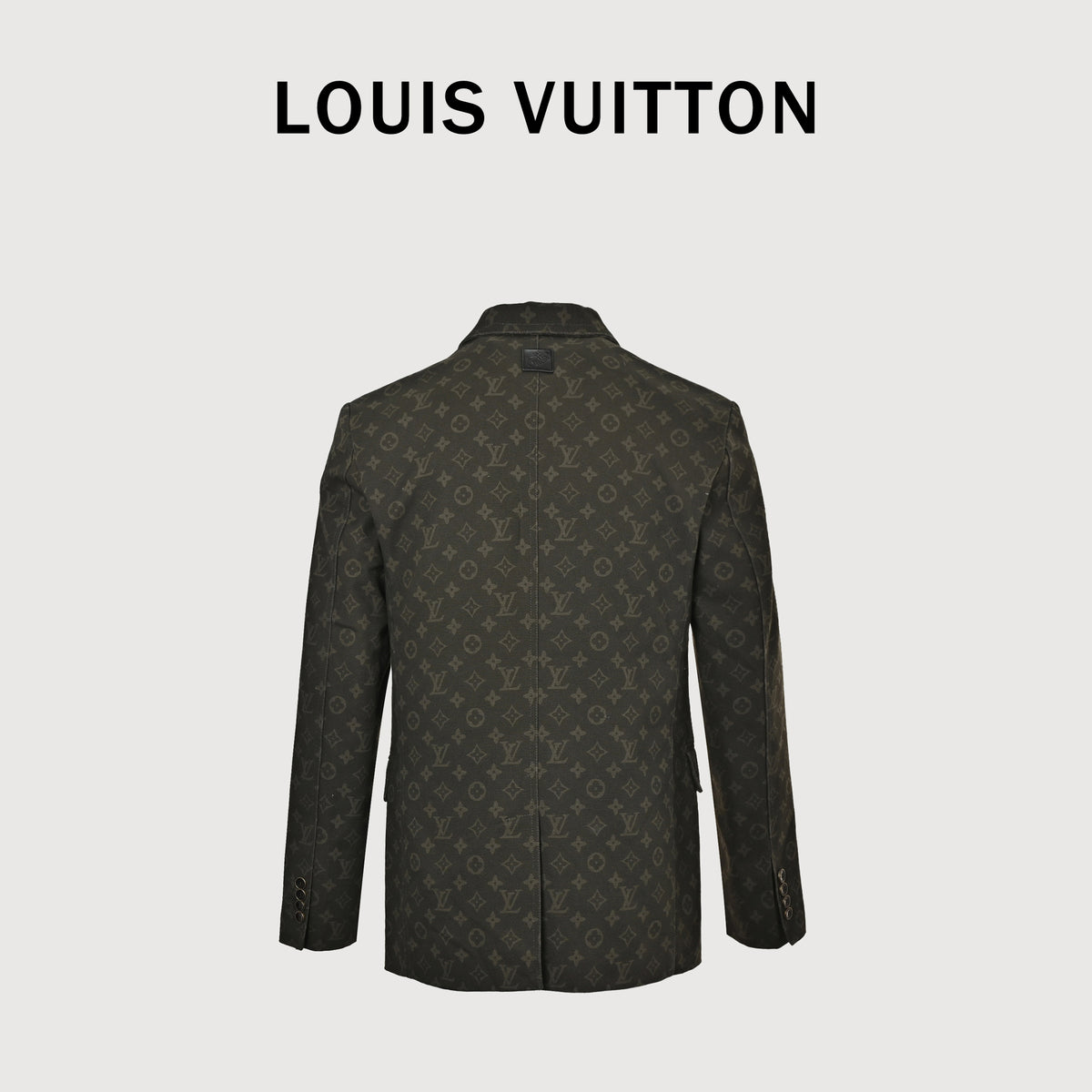 Louis Vuitton LV Monogram Full-Coverage Wax-Finish Denim Suit Jacket – Black – Unisex NP8000911