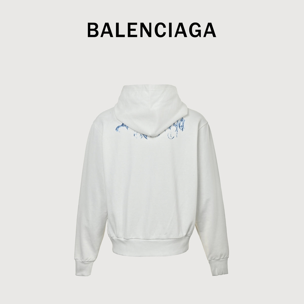 Balenciaga SS26 Holiday Zip Hoodie – Off-White – Women’s A0017WTUVT39000