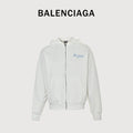 Balenciaga SS26 Holiday Zip Hoodie – Off-White – Women’s A0017WTUVT39000