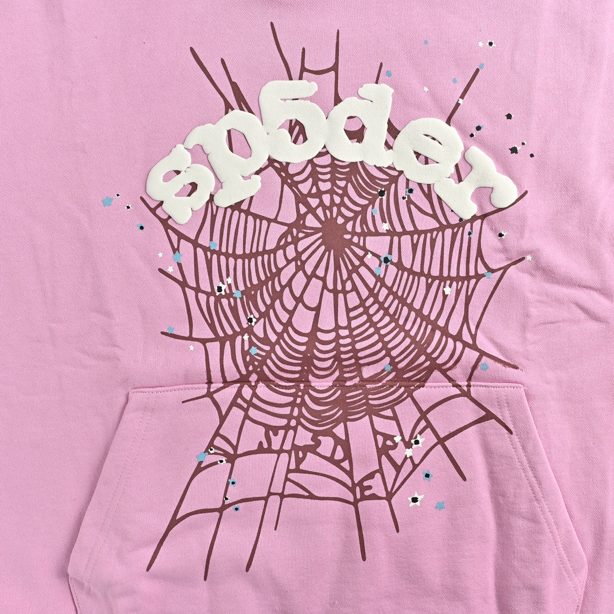 SP5DER Spider-Web Rhinestone Wordmark Hoodie – Pink – Unisex  SP5DER-OG-WEB-HOODIE-PINK