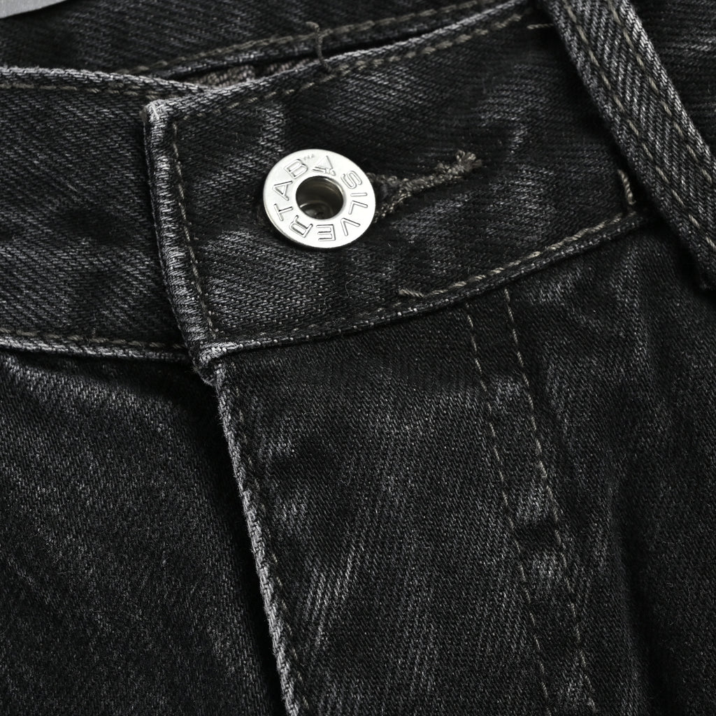 Levi’s Silver Tab Baggy Carpenter Denim Jeans – Black Snow Wash – Unisex YS6400328