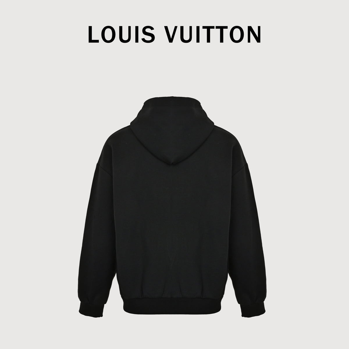 Louis Vuitton LV Metal Logo Zip-Through Hoodie Jacket – Black – Unisex
