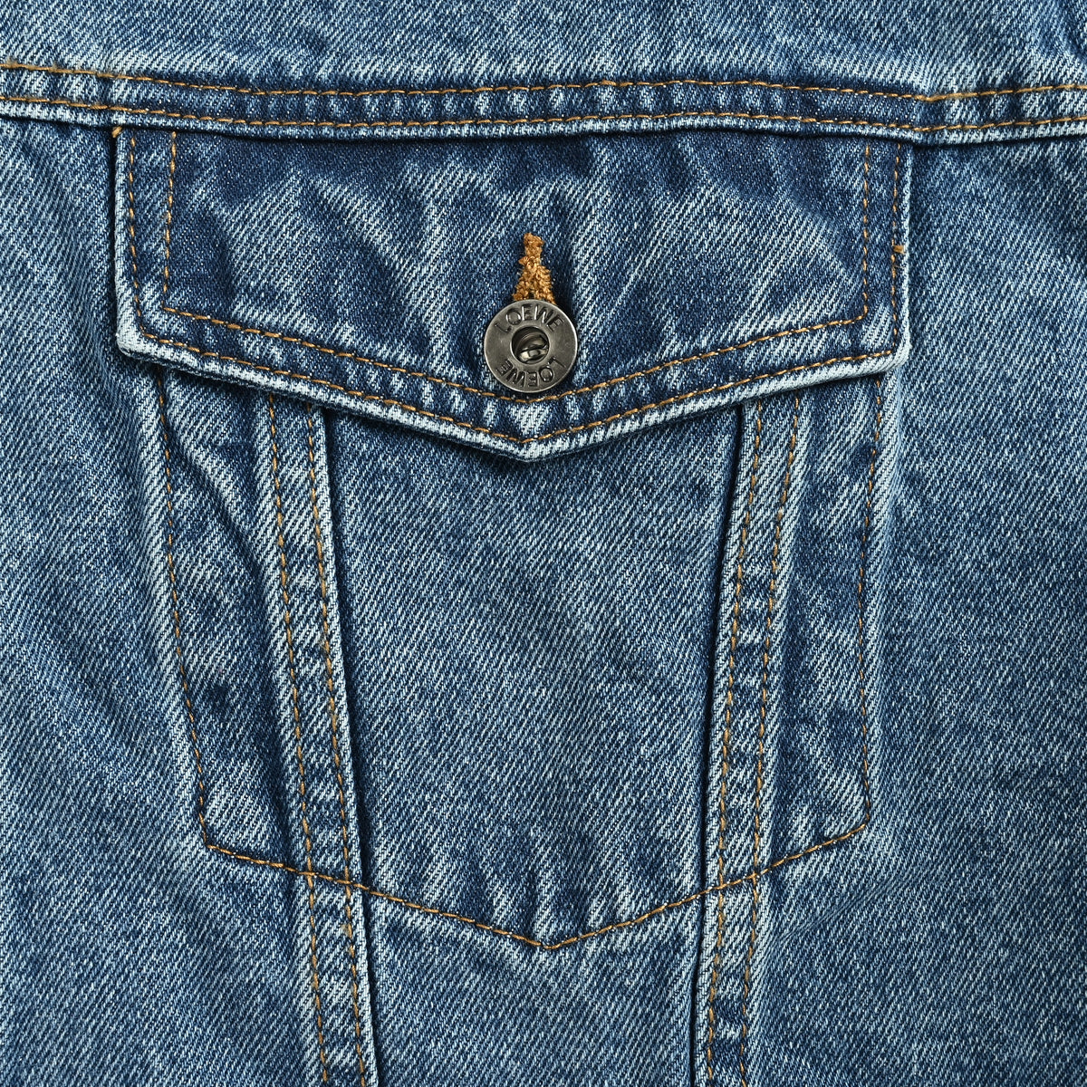 LOEWE Sleeve-Embroidered Denim Jacket np6800829