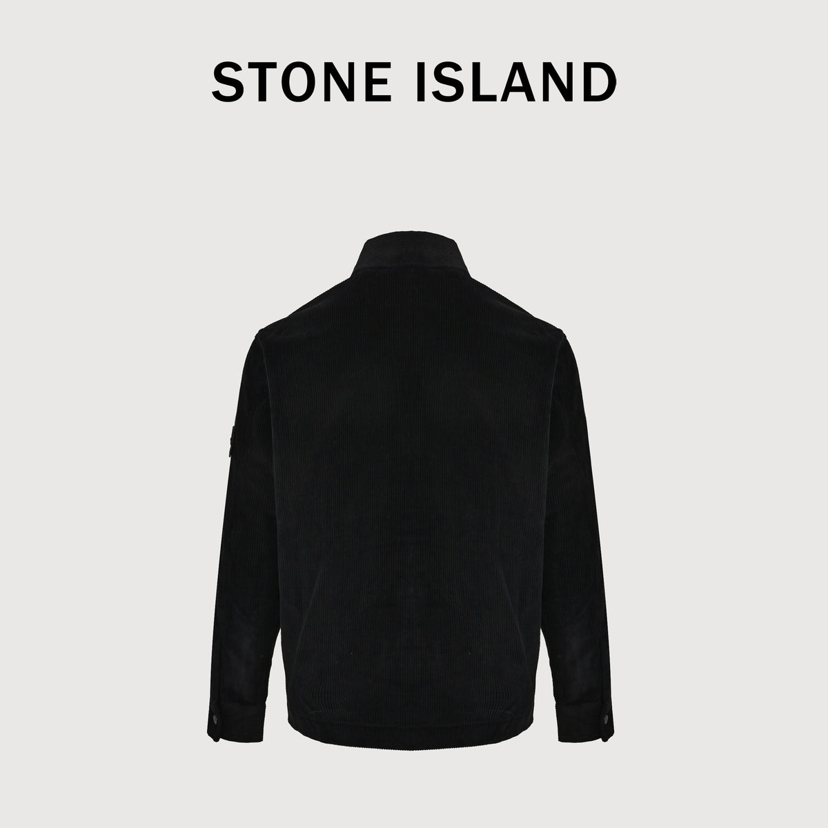 Stone Island Sleeve Badge Chest-Pocket Corduroy Shirt-Jacket – Black – UnisexL2S151200016S0212V0029