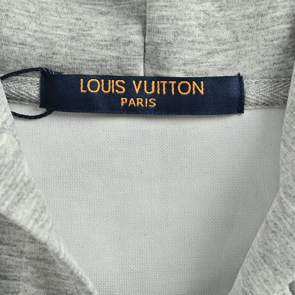 Louis Vuitton LV All-Over Monogram Towel Embroidery Zip-Through Hoodie Jacket – Grey – Unisex  SG6000904