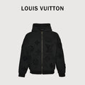 Louis Vuitton LV All-Over Monogram Towel Embroidery Zip-Through Hoodie Jacket – Black – Unisex SG6000904-BLK