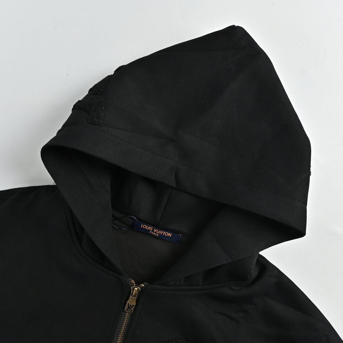 Louis Vuitton LV Monogram Jacquard Trim Stand-Collar Fleece Jacket – Black – Unisex 1AIIRE