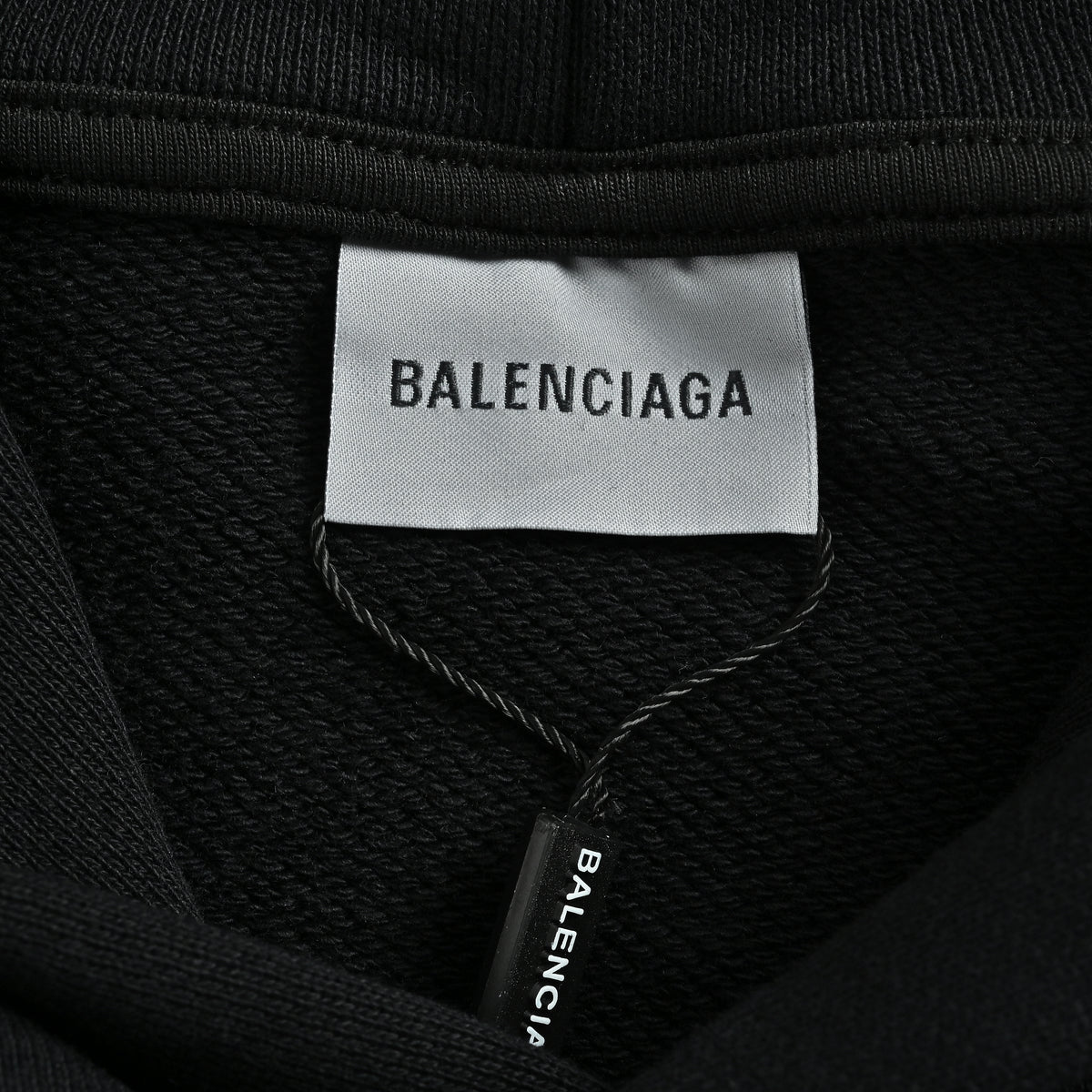 Balenciaga SS26 BLCG 3B Dissolve-Print Pullover Hoodie – Black/Pink – Men’s871956TUVJ91000