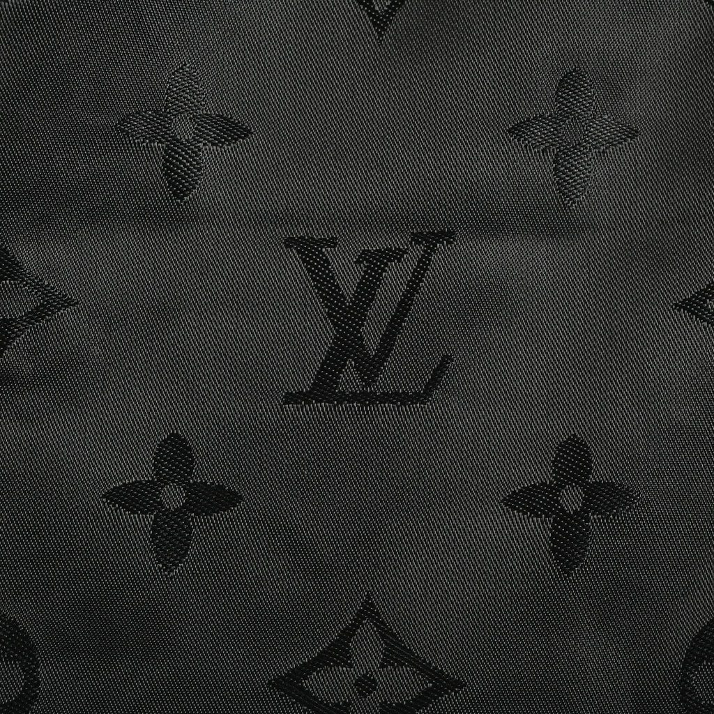 Louis Vuitton LV Monogram Jacquard Trim Stand-Collar Fleece Jacket – Black – Unisex 1AIIRE
