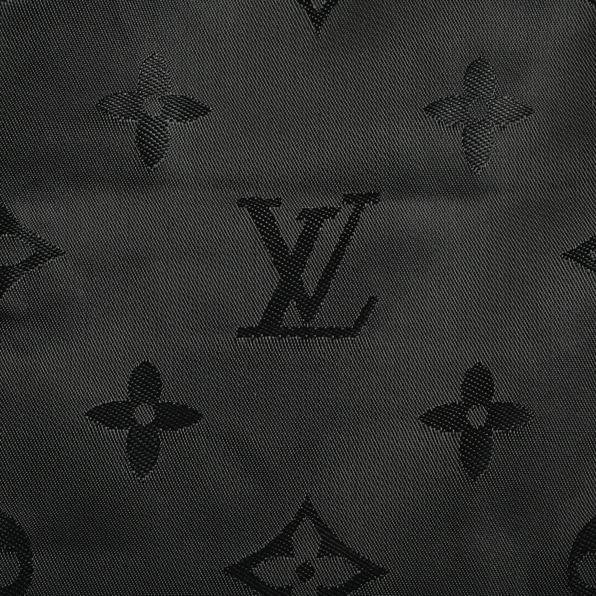 Louis Vuitton LV Monogram Jacquard Trim Stand-Collar Fleece Jacket – Black – Unisex 1AIIRE