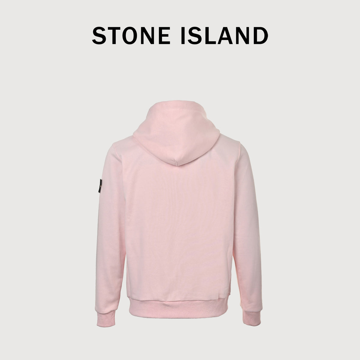 Stone Island SS24 Compass Badge Zip Hoodie – Light Pink – Unisex 801564251-V0080