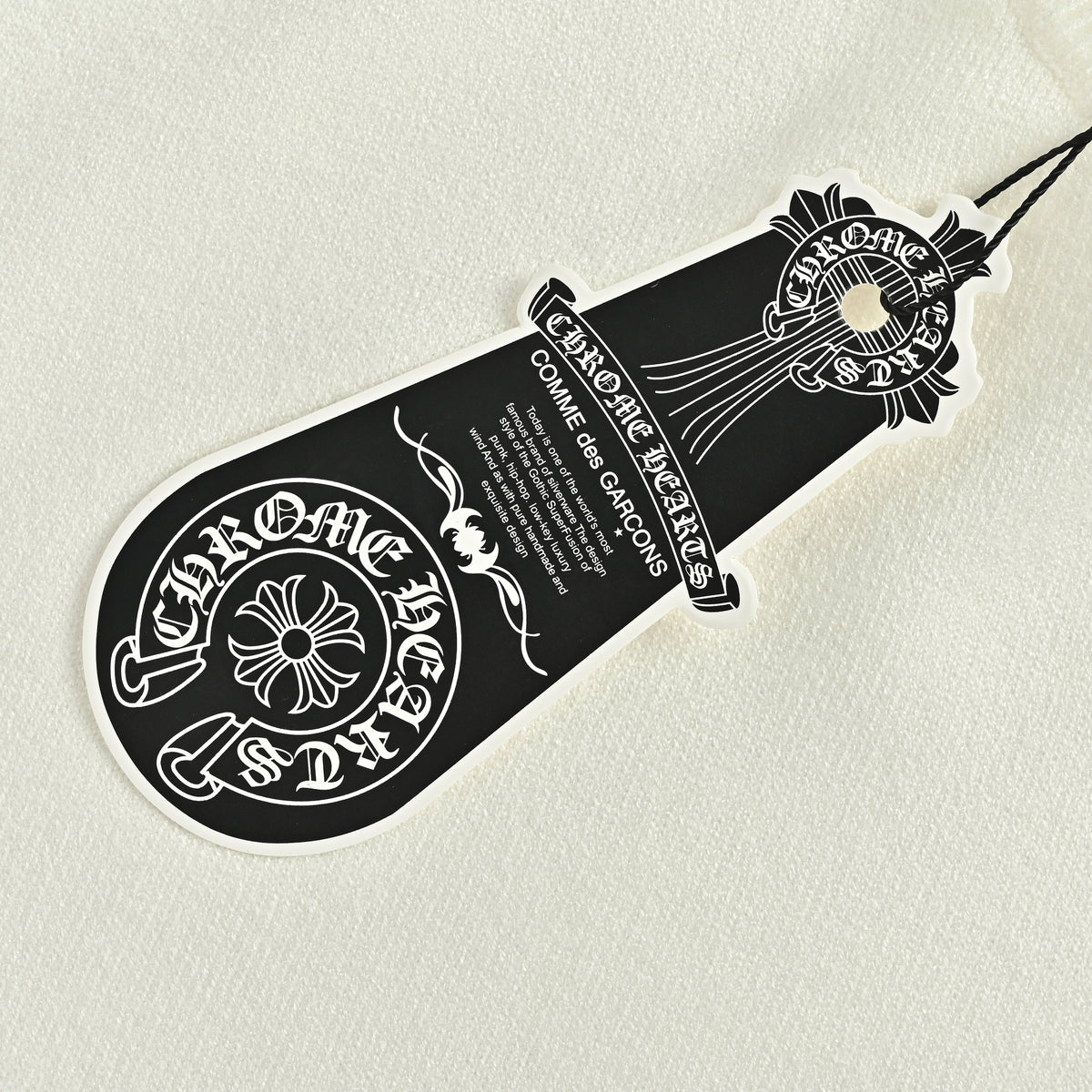 Chrome Hearts Hot-Fix Rhinestone Logo Knit Sweater – Creamxbk5200915