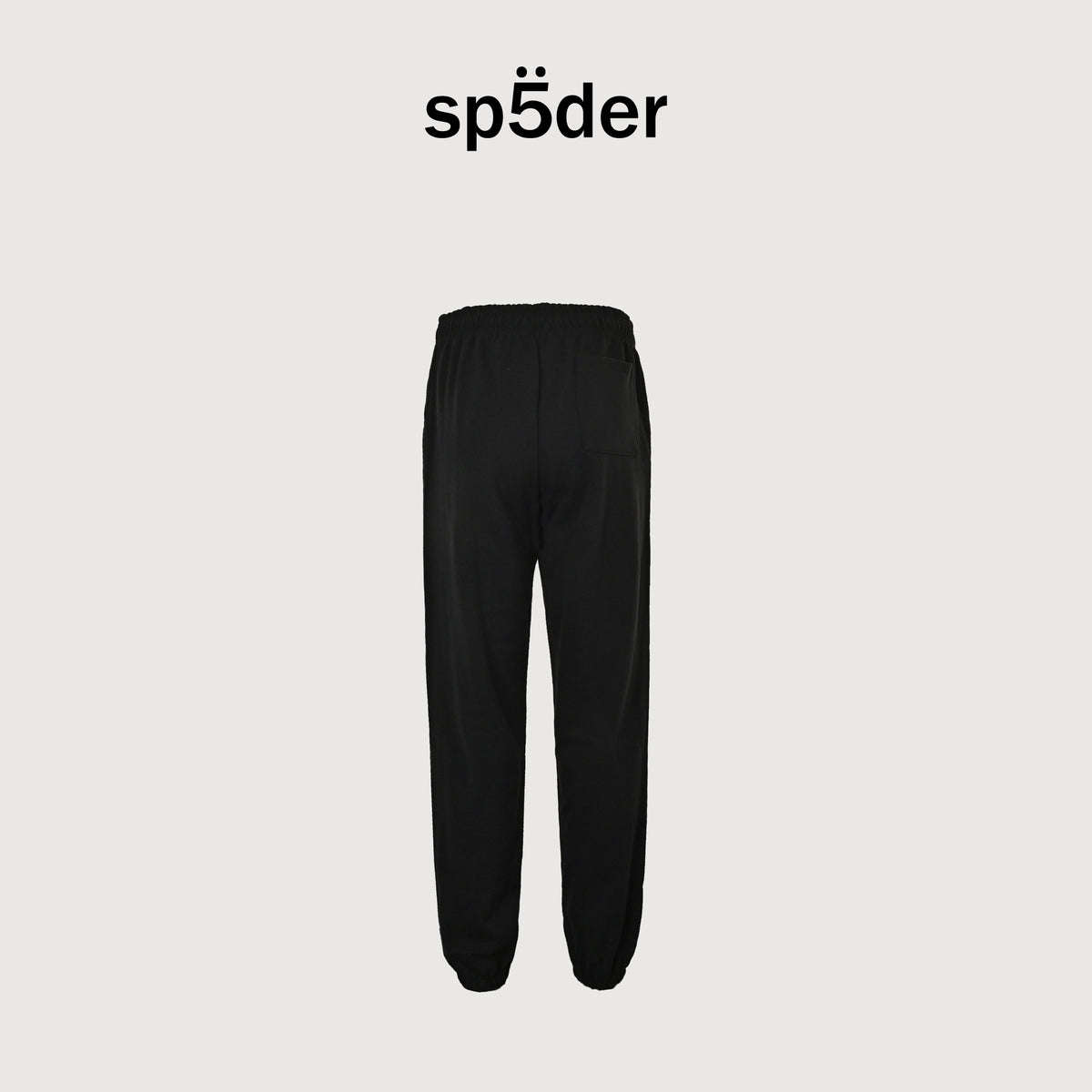 SP5DER Foam-Print Pink Letter Sweatpants – Black – Unisex HH4800905
