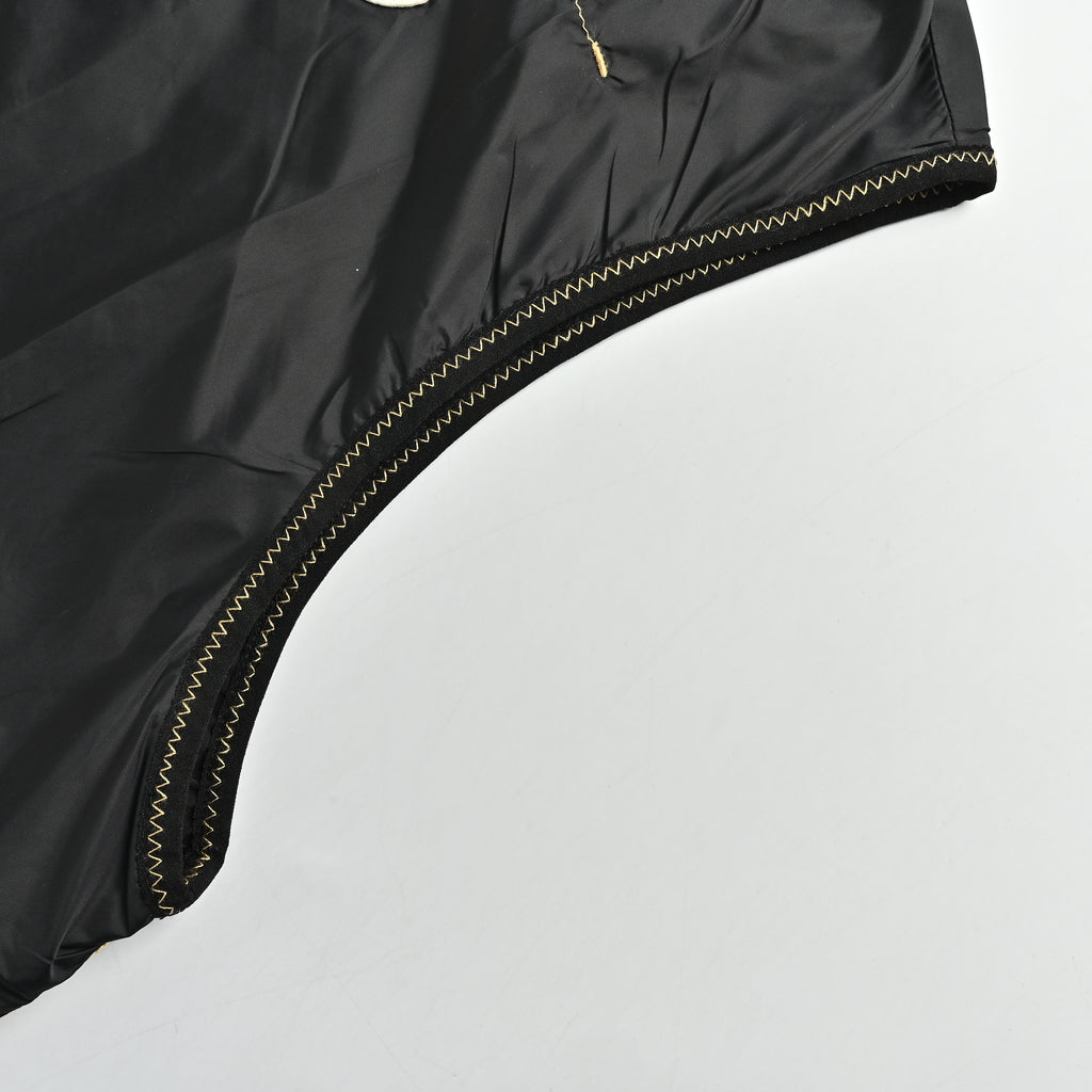 Moncler MC Badge Zip-Pocket Concealed-Hood Vest – Black – UnisexL10911A0016753A5E999