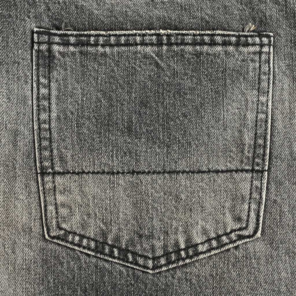 Ancellm 2025 Heavy Stone-Wash Distressed Tapered Denim – Washed Grey SG6400911