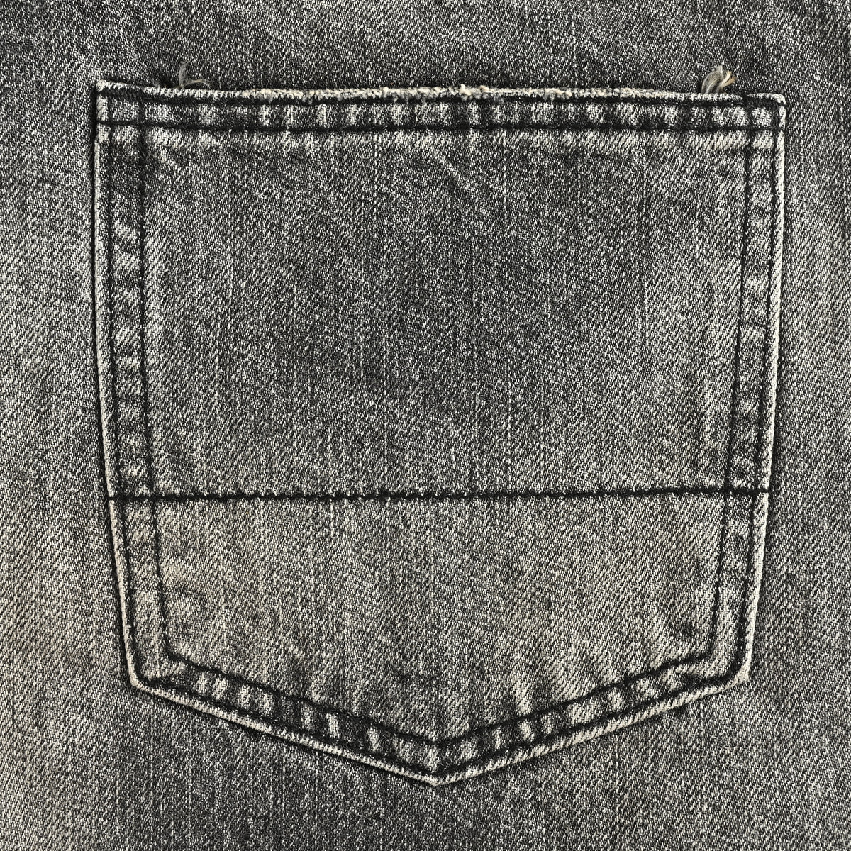 Ancellm 2025 Heavy Stone-Wash Distressed Tapered Denim – Washed Grey SG6400911