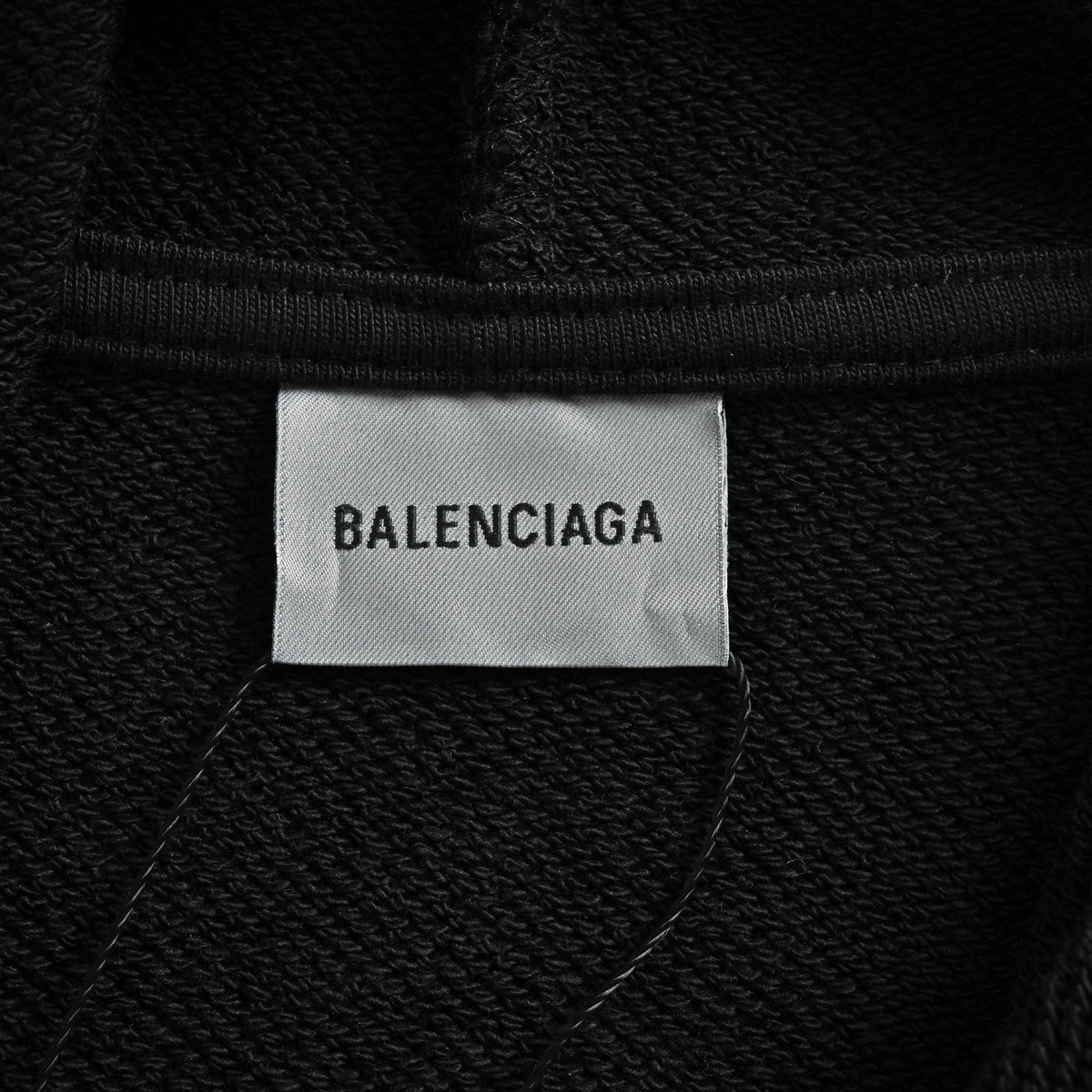 Balenciaga BLCG Loop Series Ring-Embroidery Pullover Hoodie – Black – Men’s NP5400911
