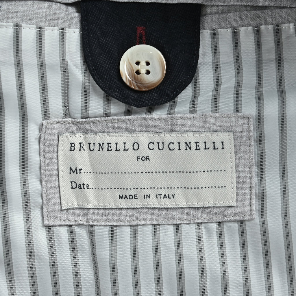 Brunello Cucinelli Travelwear Badge-Embroidered Zip Stand-Collar Jacket – NavyMM49A7433G-CKM3